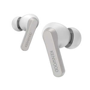 ケンウッド フルワイヤレスイヤホン ホワイト [ リモコン・マイク 対応 / ワイヤレス ( 左右分離 ) / Bluetooth ] KH-CRZ40T-W