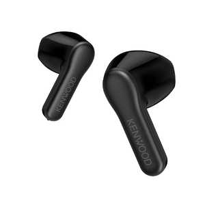 ケンウッド フルワイヤレスイヤホン ブラック [ リモコン・マイク 対応 / ワイヤレス ( 左右分離 ) / Bluetooth ] KH-CRZ20T-B
