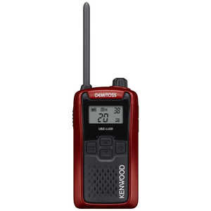 ケンウッド 特定小電力トランシーバー レッド UBZ-LU20RD