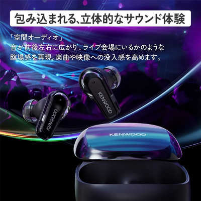 ケンウッド 完全ワイヤレスイヤホン GLASS Core Pro ［ワイヤレス(左右