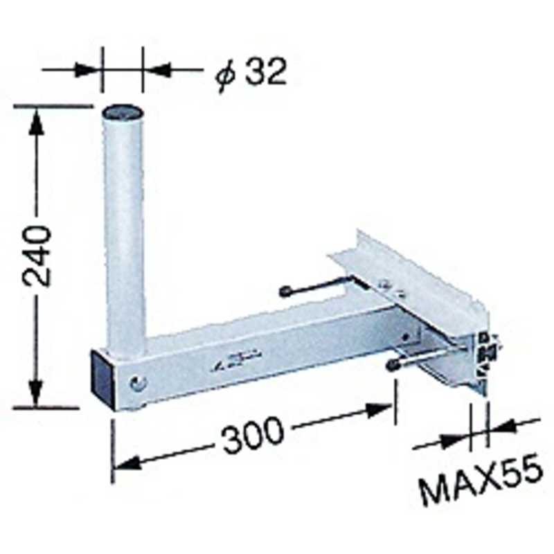 Dxアンテナ ベランダ 壁面共用取付金具 Mhv 116 Gaza Cch Ps Dxアンテナ ベランダ 壁面共用取付金具 Mhv 116 Gaza Cch Ps