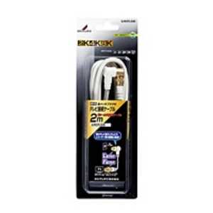 エレコム ELECOM アンテナケーブル FL/4C 4JW2FLSB エレコム ELECOM アンテナケーブル FL/4C 4JW2FLSB