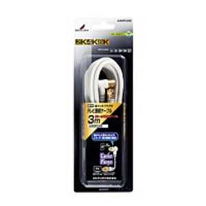 エレコム ELECOM アンテナケーブル FL/4C 4JW3FLSB エレコム ELECOM アンテナケーブル FL/4C 4JW3FLSB