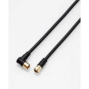 DXアンテナ 1m 加工ケーブル ブラック 4JW1FLSB-B