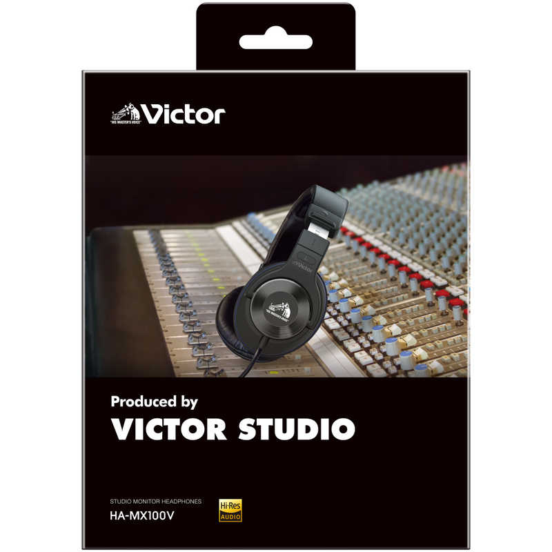 Victor Victor スタジオモニターヘッドホン Victor HA-MX100V [φ3.5mm ミニプラグ /ハイレゾ対応] HA-MX100V [φ3.5mm ミニプラグ /ハイレゾ対応]