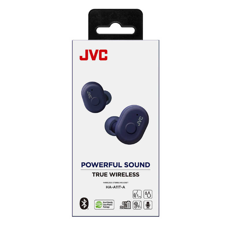 JVC JVC フルワイヤレスイヤホン リモコン・マイク対応 インディゴブルー HA-A11T-A HA-A11T-A