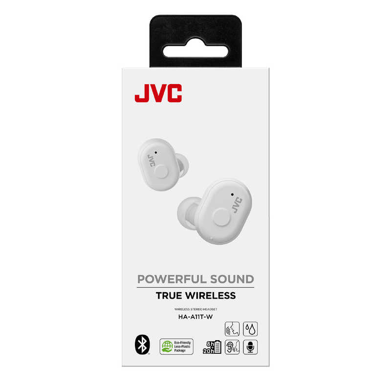 JVC JVC フルワイヤレスイヤホン リモコン・マイク対応 ホワイト HA-A11T-W HA-A11T-W