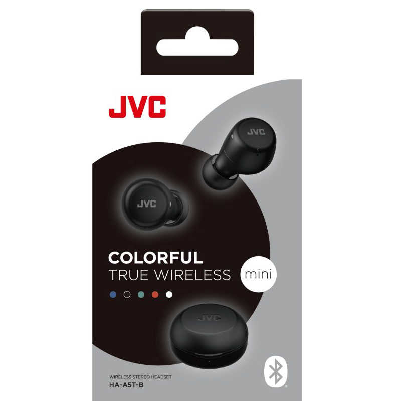 JVC JVC フルワイヤレスイヤホン リモコン・マイク対応 ブラック HA-A5T-B HA-A5T-B