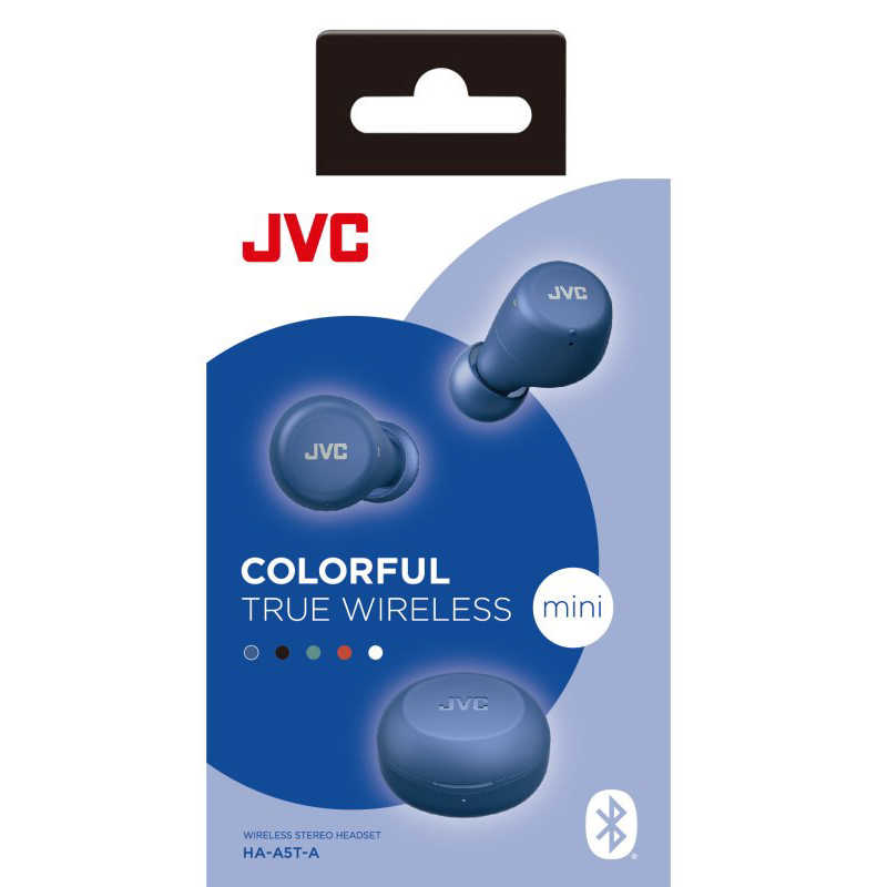 JVC JVC フルワイヤレスイヤホン リモコン・マイク対応 ブルー HA-A5T-A HA-A5T-A
