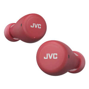 JVC 【アウトレット】フルワイヤレスイヤホン リモコン・マイク対応 レッド HA-A5T-R