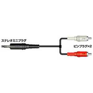 JVC オーディオコード ステレオミニプラグ⇔ピンプラグ×2 (2.0m) CN-2012A