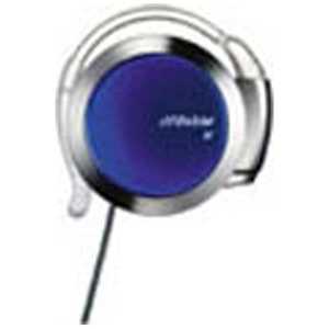 ＜コジマ＞ JVC 耳かけ型イヤホン メタリックブルー HPAL202MA