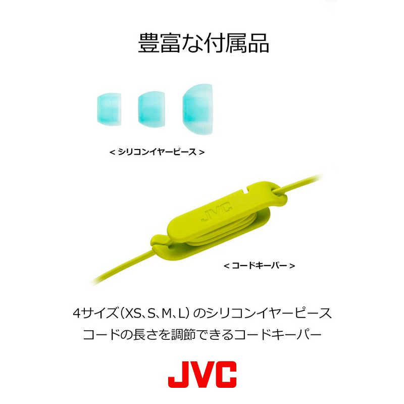 JVC JVC イヤホン カナル型 ブルー [φ3.5mm ミニプラグ] HA-FX26-A HA-FX26-A