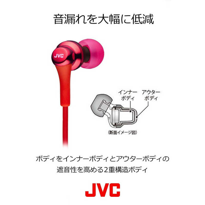 JVC JVC イヤホン カナル型 イエロー [φ3.5mm ミニプラグ] HA-FX26-Y HA-FX26-Y