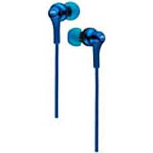 JVC イヤホン カナル型 ブルー [φ3.5mm ミニプラグ] HA-FR26-A