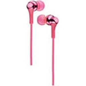 JVC イヤホン カナル型 ピンク [φ3.5mm ミニプラグ] HA-FR26-P