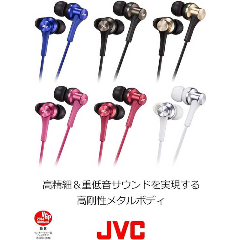 JVC JVC イヤホン カナル型 ブルー [φ3.5mm ミニプラグ] HA-FX46-A HA-FX46-A