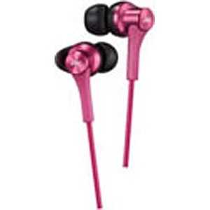 JVC イヤホン カナル型 ピンク [φ3.5mm ミニプラグ] HA-FX46-P