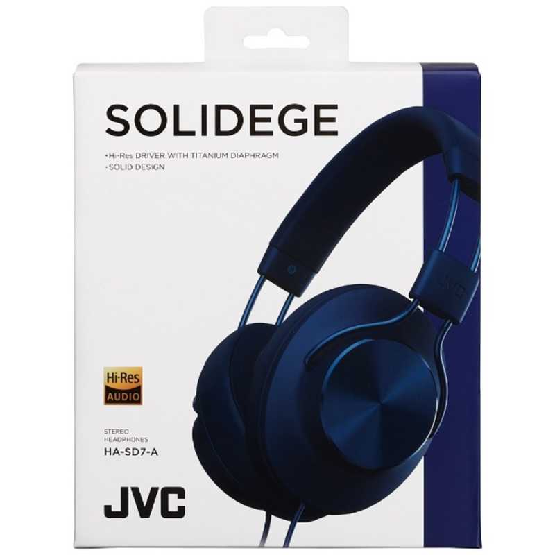 JVC JVC (ハイレゾ音源対応)ヘッドホン SOLIDEGE(ブルー)1.2mコード HA-SD7-A HA-SD7-A