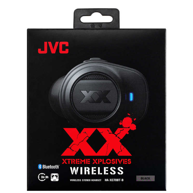 JVC JVC フルワイヤレスイヤホン リモコン・マイク対応 ブラック HA-XC70BT-B HA-XC70BT-B