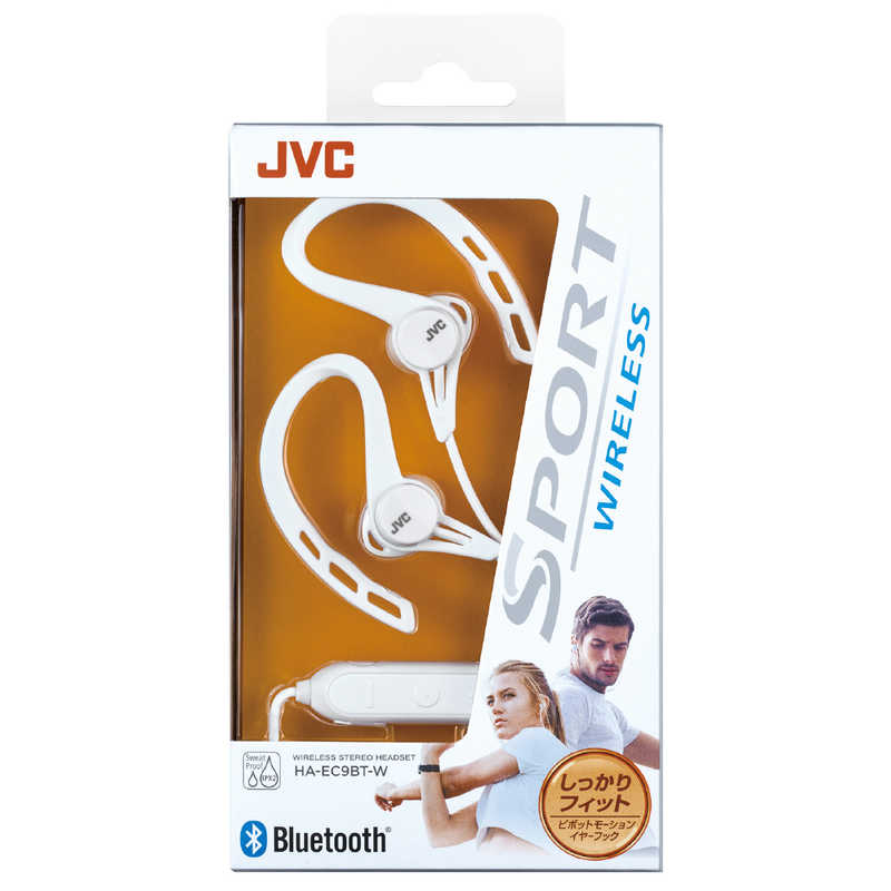 JVC JVC 【アウトレット】ワイヤレスイヤホン カナル型 リモコン・マイク対応 ホワイト HA-EC9BT-W HA-EC9BT-W