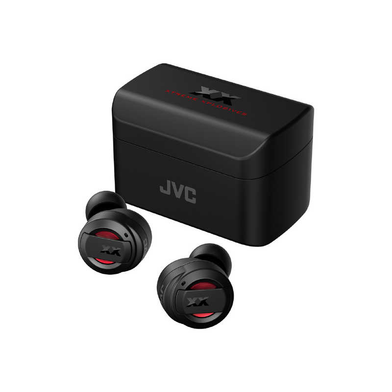 JVC JVC フルワイヤレスイヤホン ノイズキャンセリング対応 リモコン・マイク対応 レッド HA-XC72T-R HA-XC72T-R