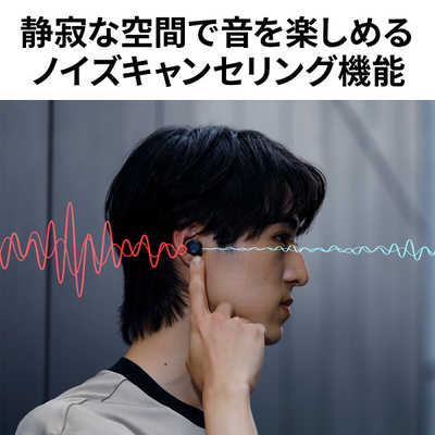 JVC フルワイヤレスイヤホン ノイズキャンセリング対応 リモコン