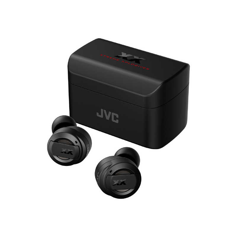 JVC JVC フルワイヤレスイヤホン ノイズキャンセリング対応 リモコン・マイク対応 ブラック HA-XC72T-B HA-XC72T-B