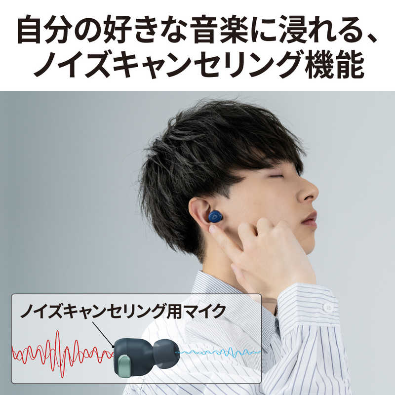 JVC JVC フルワイヤレスイヤホン ノイズキャンセリング対応 リモコン・マイク対応 ブラック HA-A30T-B HA-A30T-B
