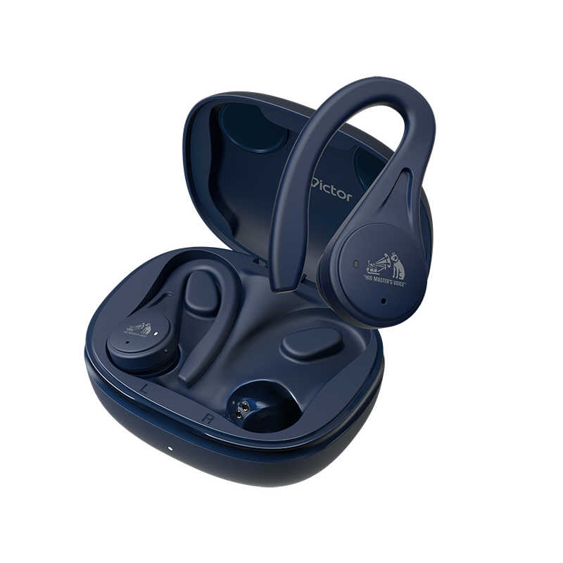 JVC JVC フルワイヤレスイヤホン ブルー [リモコン・マイク対応 /ワイヤレス(左右分離) /Bluetooth] HA-EC25T-A HA-EC25T-A