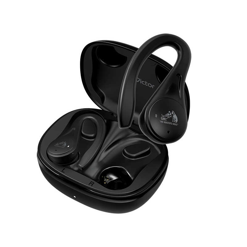 JVC JVC フルワイヤレスイヤホン ブラック [リモコン・マイク対応 /ワイヤレス(左右分離) /Bluetooth] HA-EC25T-B HA-EC25T-B