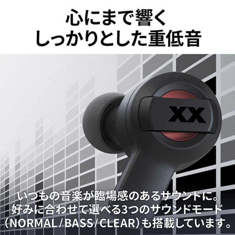 JVC JVC 完全ワイヤレスイヤホン ブラック ［ワイヤレス(左右分離) /Bluetooth］ HA-XC62T-B HA-XC62T-B