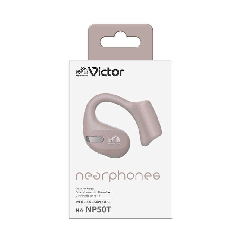 Victor Victor 完全ワイヤレスイヤホン Victor ［ワイヤレス(左右分離) /Bluetooth］ ベージュ HA-NP50T-C HA-NP50T-C