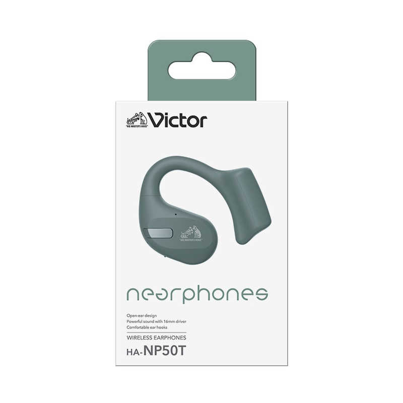 Victor Victor 完全ワイヤレスイヤホン Victor ［ワイヤレス(左右分離) /Bluetooth］ セージグリーン HA-NP50T-G HA-NP50T-G