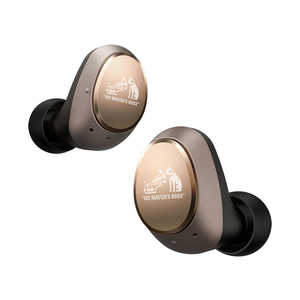 Victor フルワイヤレスイヤホン [ ワイヤレス ( 左右分離 ) / ノイズキャンセリング 対応 / Bluetooth 対応 ] ブロンズ HA-FX550T-N