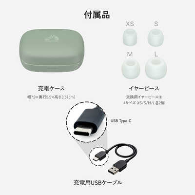 Victor 完全ワイヤレスイヤホン ［ワイヤレス(左右分離) / ノイズ