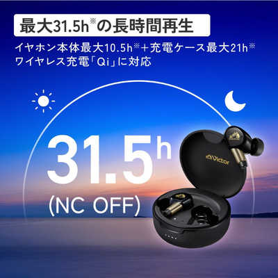 Victor フルワイヤレスイヤホン WOOD master ［ワイヤレス(左右分離