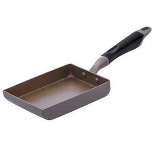 ベストコ 卵焼き器 13×18cm IH ガス火対応 アリエッタ ネクスト ダイヤモンドコート アイスフラワーブラウン ND-8298 ベストコ 卵焼き器 13×18cm IH ガス火対応 アリエッタ ネクスト ダイヤモンドコート アイスフラワーブラウン ND-8298