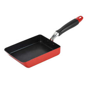 ベストコ 卵焼き 13×18cm IH ガス火対応 モデルナ レッド ND-9456 ベストコ 卵焼き 13×18cm IH ガス火対応 モデルナ レッド ND-9456