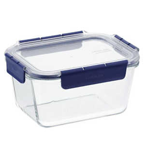 ベストコ 耐熱 オーブン調理 ガラス容器 保存容器 レクタンギュラー 1.5L トップクラス ロック＆ロック LBG449