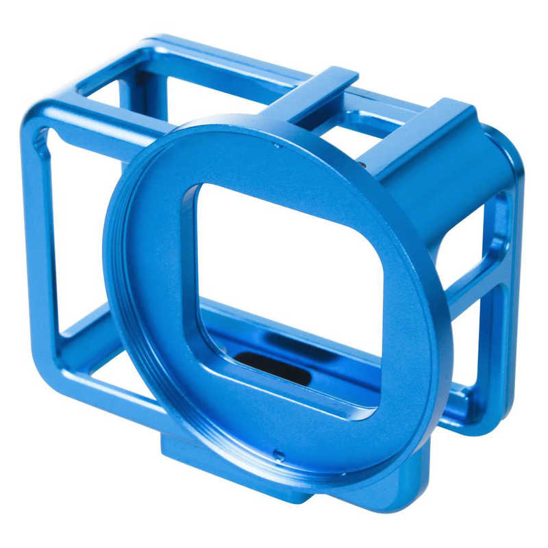 エツミ エツミ GoProHERO7用アクションメタルプロテクターカバー ブルー E2222メタルプロテクタｰカバｰ E2222メタルプロテクタｰカバｰ