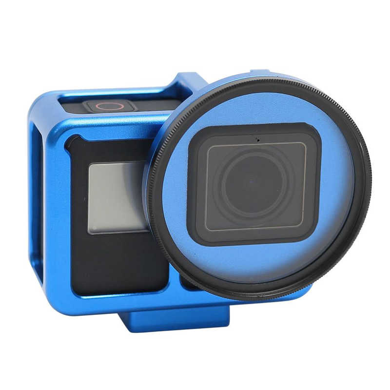 エツミ エツミ GoProHERO7用アクションメタルプロテクターカバー ブルー E2222メタルプロテクタｰカバｰ E2222メタルプロテクタｰカバｰ