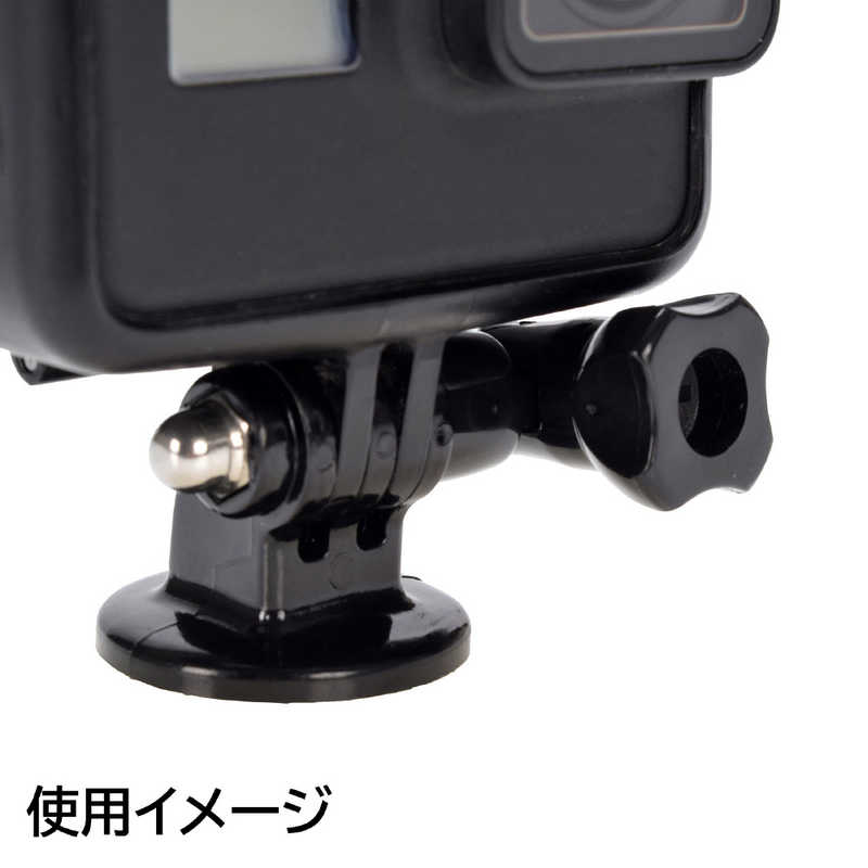 エツミ エツミ GoPro対応 折り畳みスクリュー ブラック E2250 E2250