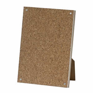 エツミ マグネットフォトフレーム 2L・ハガキ・Lサイズ コルクブラウン E-5605