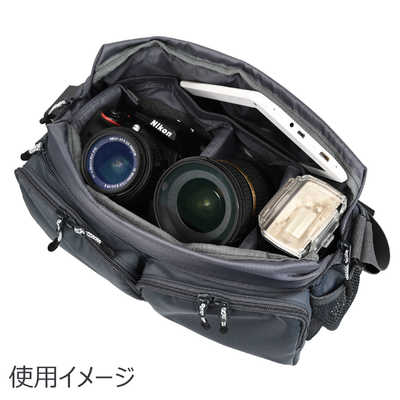 エツミ Coleman ショルダーバッグL グレー CO-8784 の通販 - カテゴリ