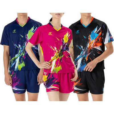 ニッタク 卓球用品 男女兼用 ブライトバーストシャツ 2XO ロゼ NW-2218