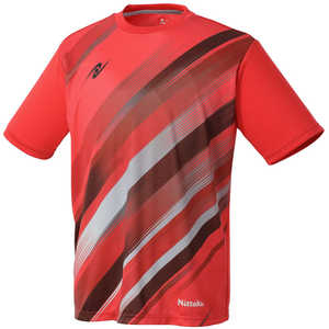 ニッタク 卓球用品 Nittaku ユニセックス フリートTシャツ レッド S NX2012 ニッタク 卓球用品 Nittaku ユニセックス フリートTシャツ レッド S NX2012