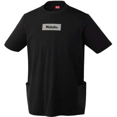 ニッタク 卓球用品 Nittaku ユニセックス WポケットTシャツ ブラック