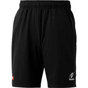 ニッタク 卓球用品 男女兼用 ストレッチロングショーツ M ブラック NW-2522