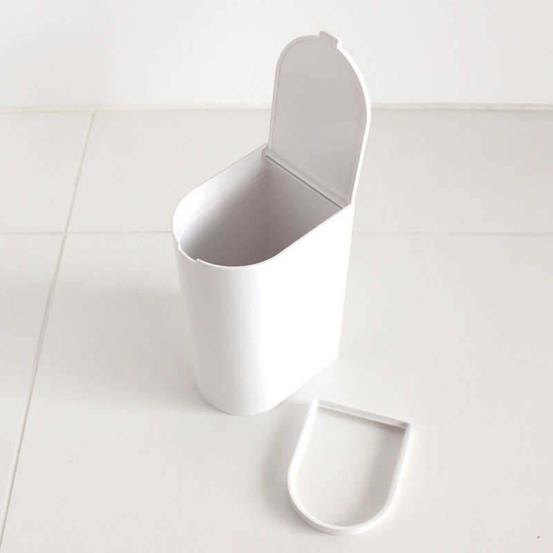 マーナ マーナ SLIM トイレポット(トイレ掃除) W202-W ホワイト〔トイレ用ブラシ･ポット〕  